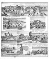 Gulley, Allen, Huston, Keith, Reaume, Maxwell, Tinham, Ranspach, Stewart, Lapham, Wayne County 1876 with Detroit